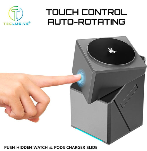 3-in-1 Wireless Charging Station – Fast & Cable-Free Charging